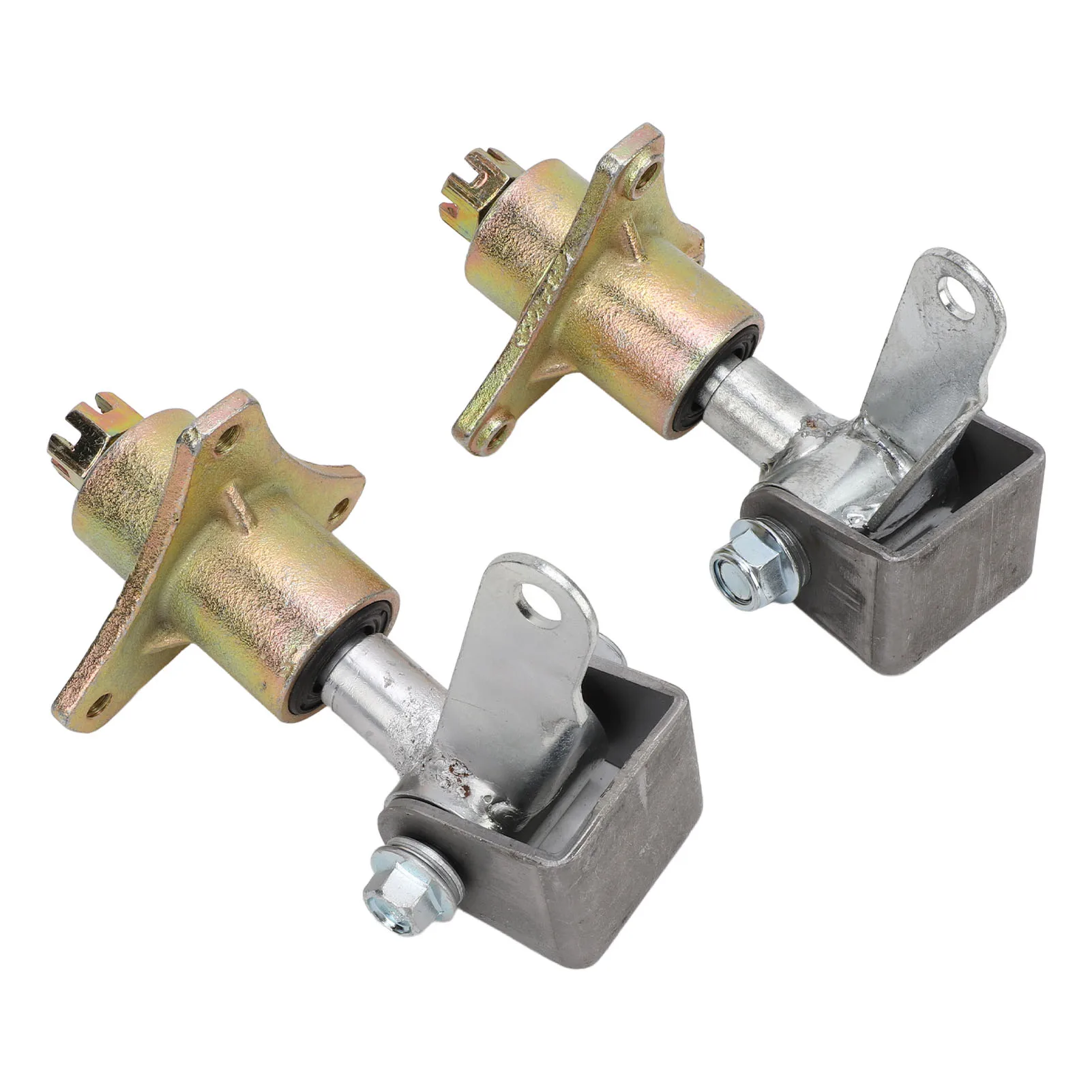 

Front Wheel Hub Bearing Flange - Steering Knuckle Spindle Metal Front Steering Spindle Stud Flange Hub Assembly for Go Kart ATV