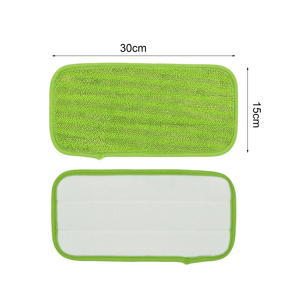 2Pcs Mop Cloth Soft Washable Effective Replacement Mop Rectangle Pads Cloth Cleaning Tools For Swiffer WetJet Random Color