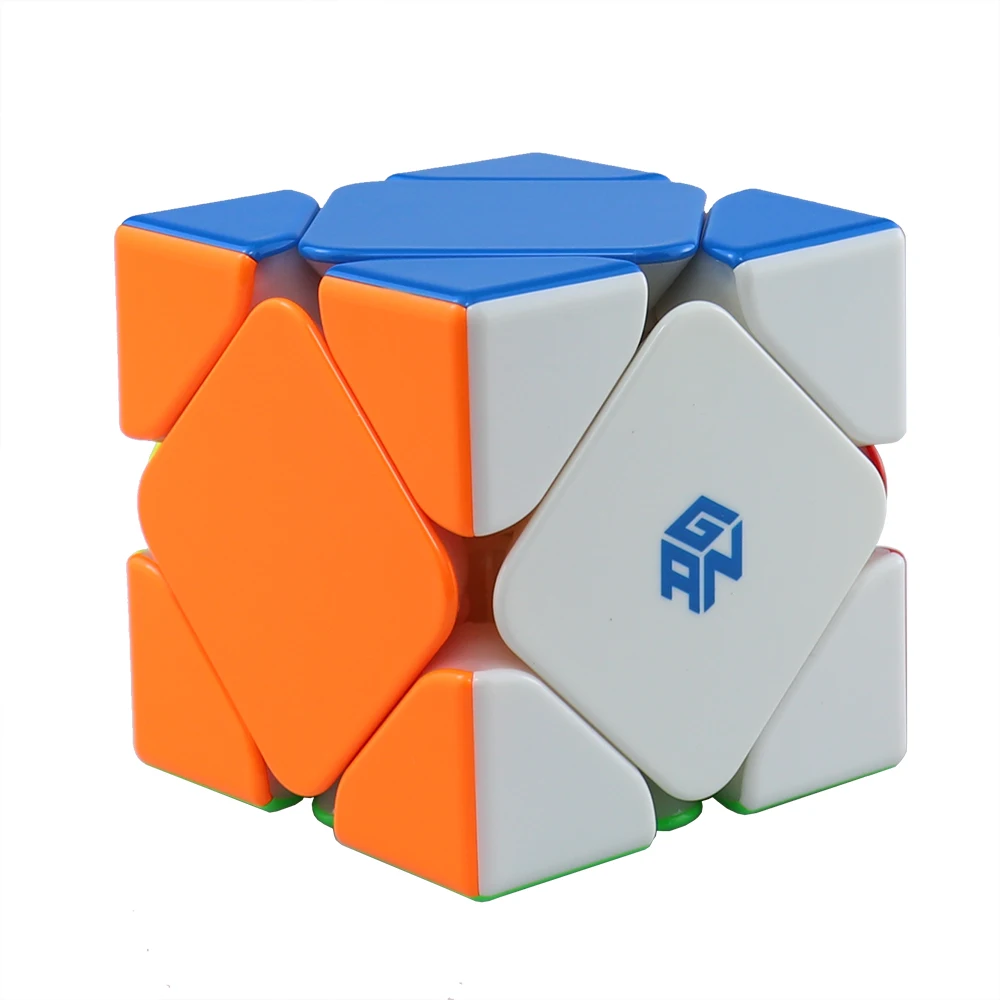 GAN Skewb M Magnetische Magic Speed Cube Stickerloze Professionele Fidget Speelgoed GAN Skewb Verbeterde Cubo Magico Puzzel