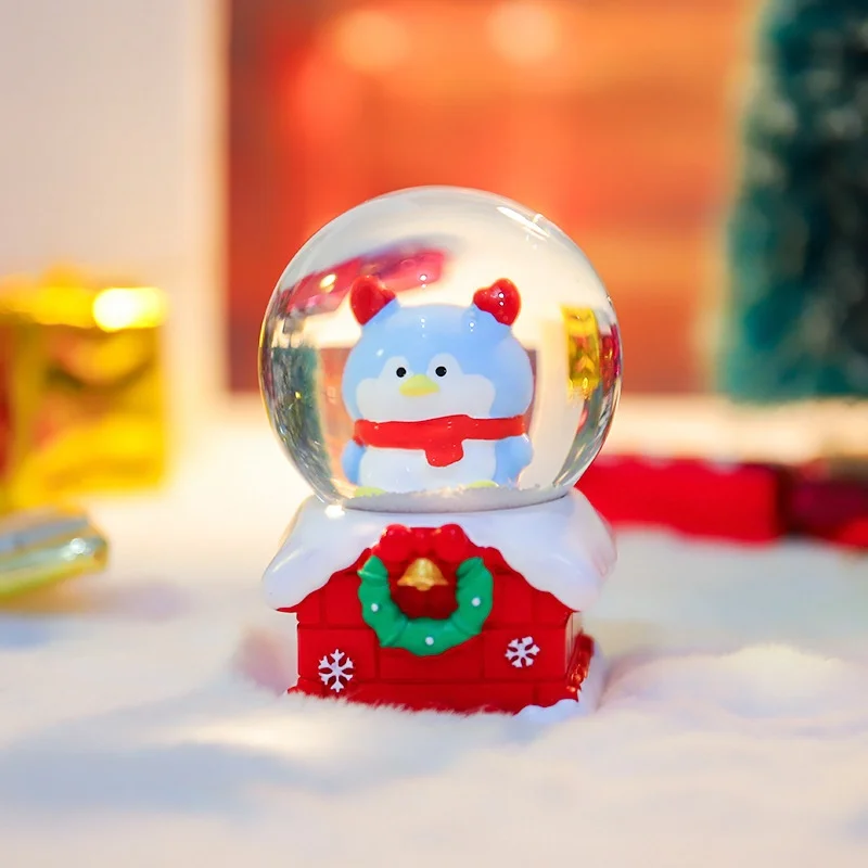 OEMG Creative Cute Christmas Eve Party Mini Crystal Ball Blind Box Shining Decoration Christmas Gift