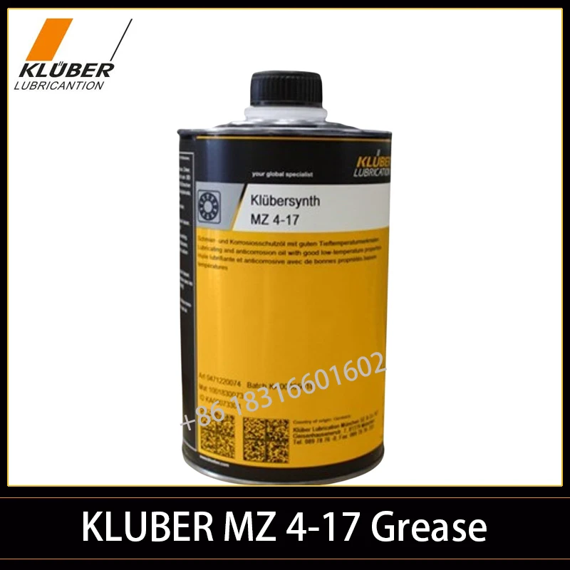 

1L Kluber MZ4-17 Lubrication Spindle Bearings Klübersynth MZ 4-17 for corrosion protection oil with good low-temperature