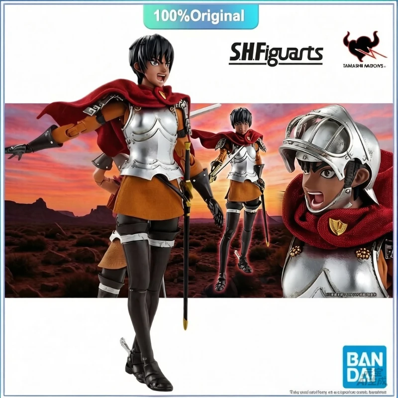 

Фигурка BANDAI SHF Casca The Band of The Hawk GUTS, подвижная модель с тканевой накидкой, оригинальная коробка