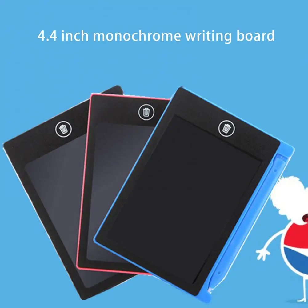 4.4 Inch Digital Tablet Writing Board Erasable LCD Screen Reusable Electronic Drawing Board Kids Education Toy for Student