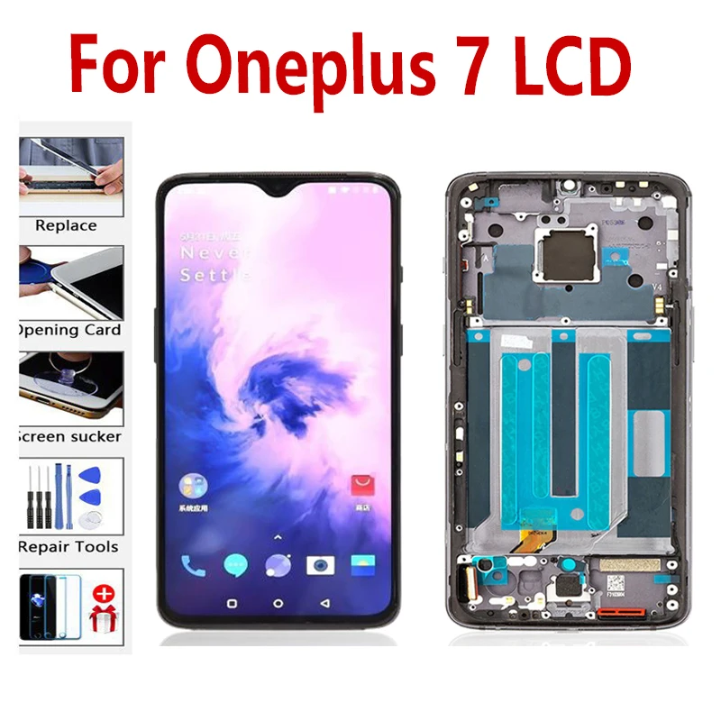 

6.41" Origina LCD For OnePlus 1+7 1+7T 7pro LCD Touch Screen Digitizer Assembly Replacement For Oneplus 1+7 1+7T 7proLCD Display