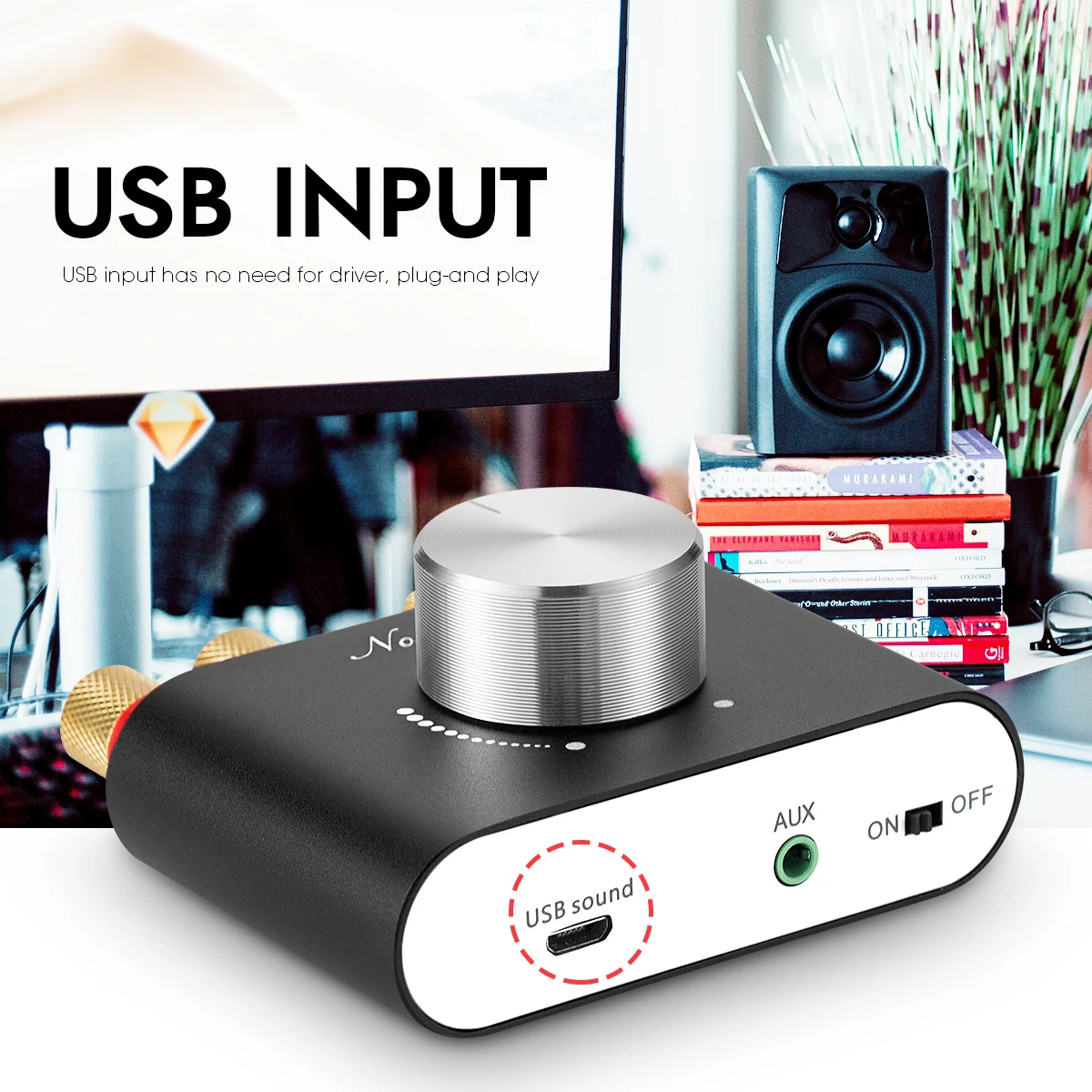 Nobsound Mini Bluetooth 5,0 TPA3116 Digital Verstärker Hifi Stereo Audio Receiver Power Amp 50W + 50W Auto Sound verstärker
