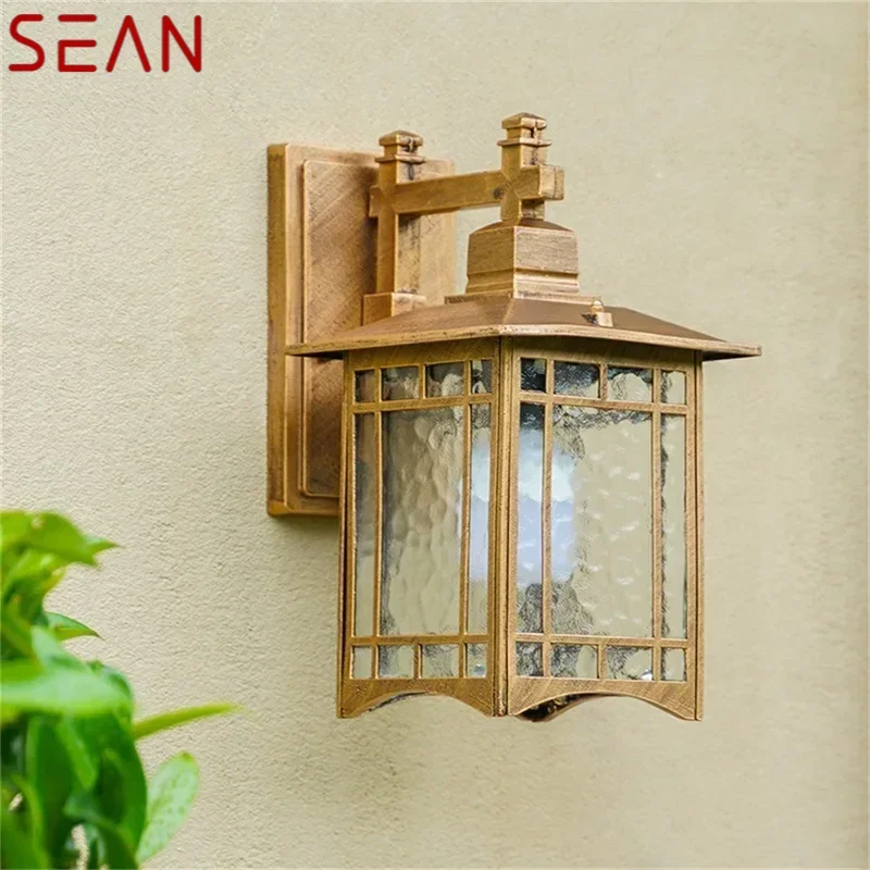 SEAN Classical Outdoor Wall Lamp Waterproof IP65 Retro Sconces LED Lighting Decorative for Home Porch