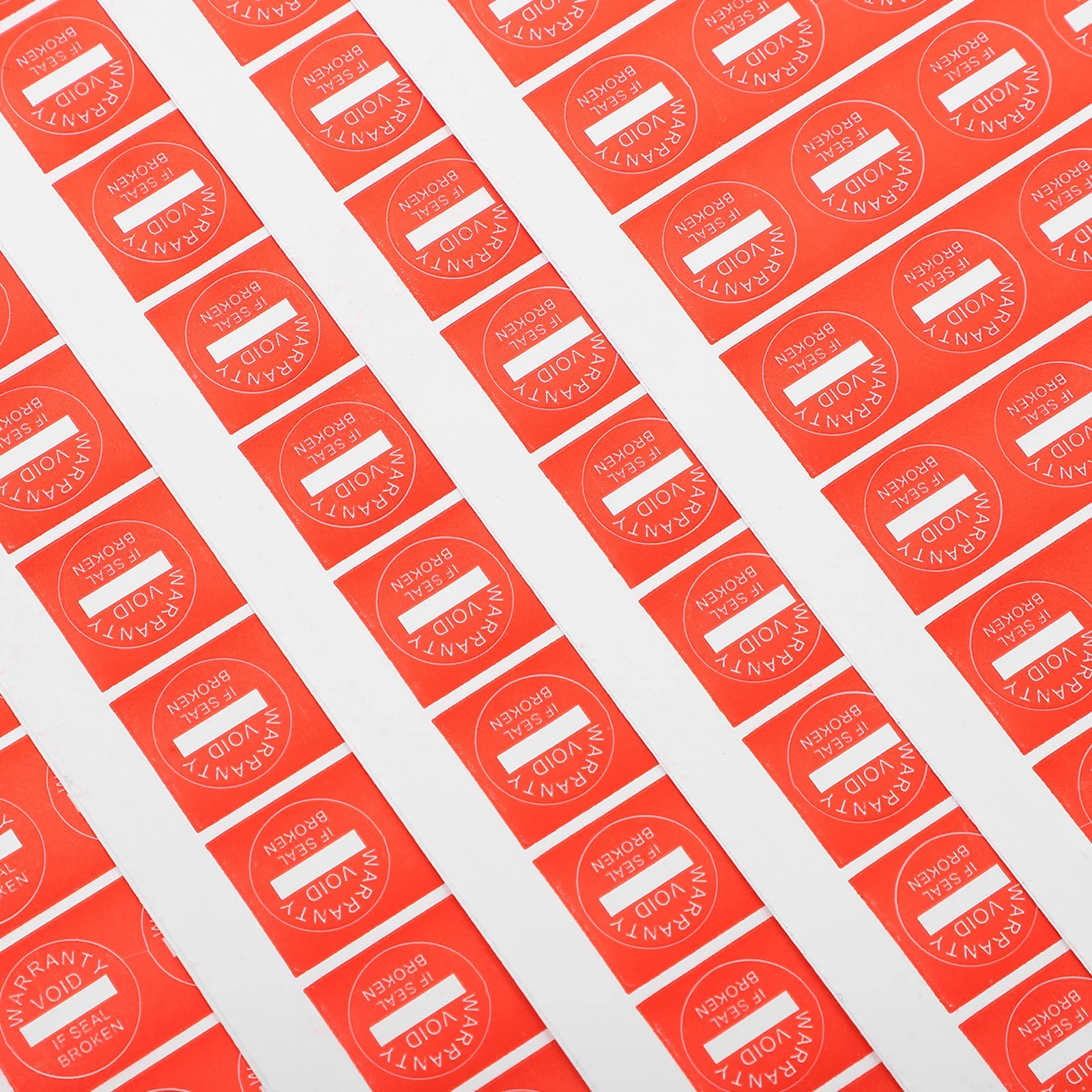 

1000Pcs Round Adhesive Warranty Void Label Sticker Paper Warning Caution Seal Broken Sticker for Devices Warning Label