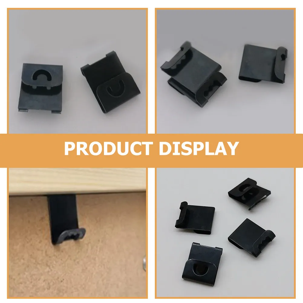 100Pcs No Drill Wall Hooks for Pictures Frames Artwork Heavy Duty Picture Hangers Easy Install Invisible Frame Hooks for Plaster