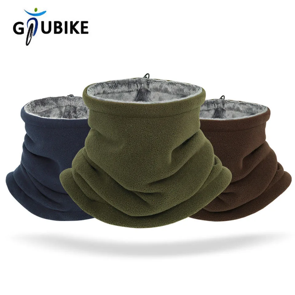 GTUBIKE Winter Warm Ski Mask Men Bandana Fleece Neck Warmer Gaiter Windproof Scarf Camping Hiking Balaclava Fishing Cycling Face