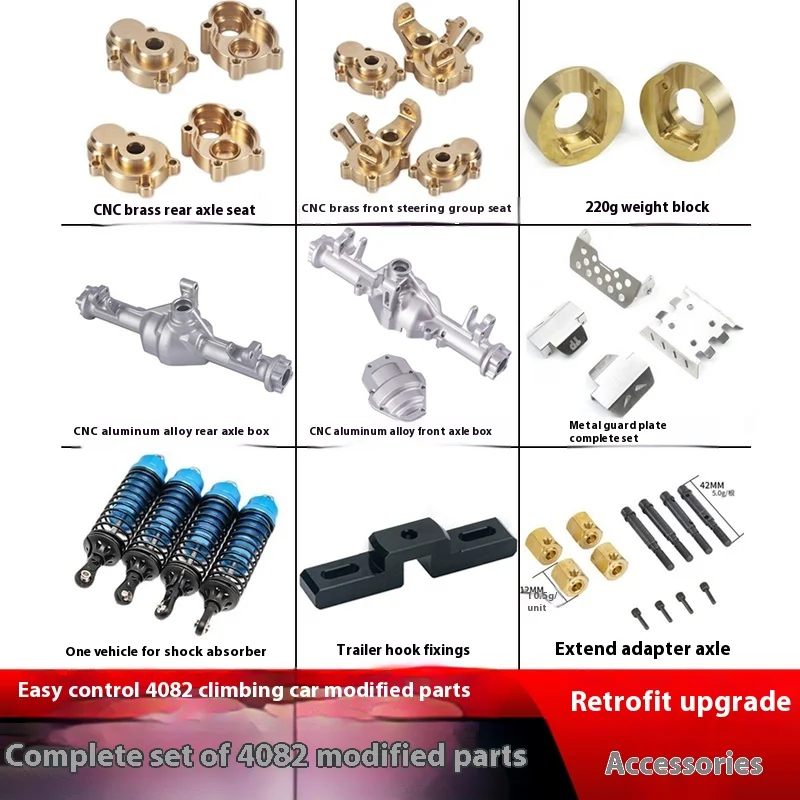 

Easy Control 4082 4083 Model Car Climbing Off-Road RC Remote Control Vehicle Modification Upgrade OP Parts