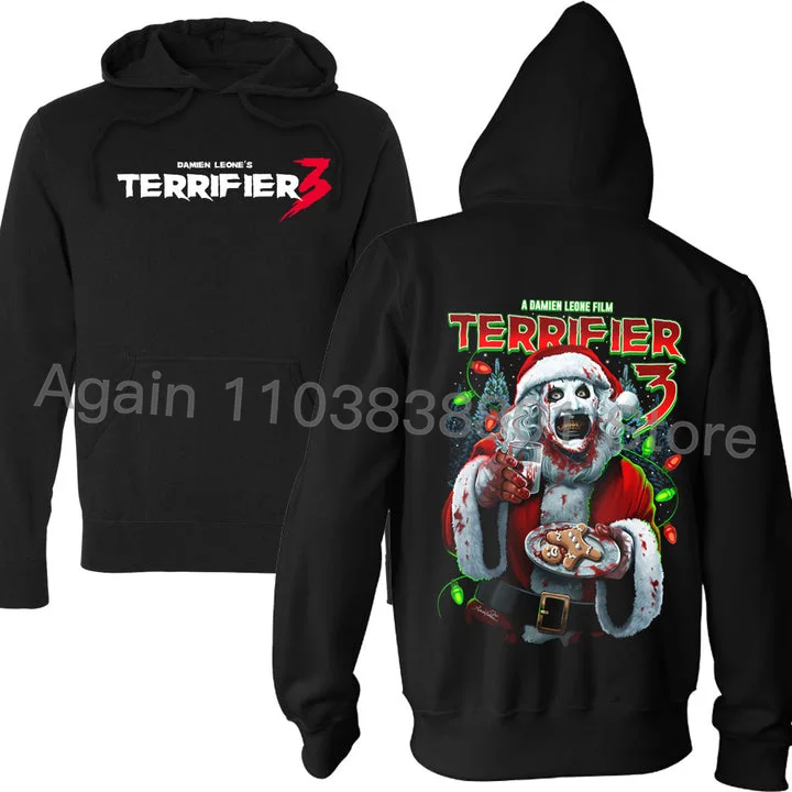 Terrifier 3 Milk And Carnage Merch Horror Movie Halloween Christmas 2025New in hoodies & sweatshirts 3D printing Men's clothing