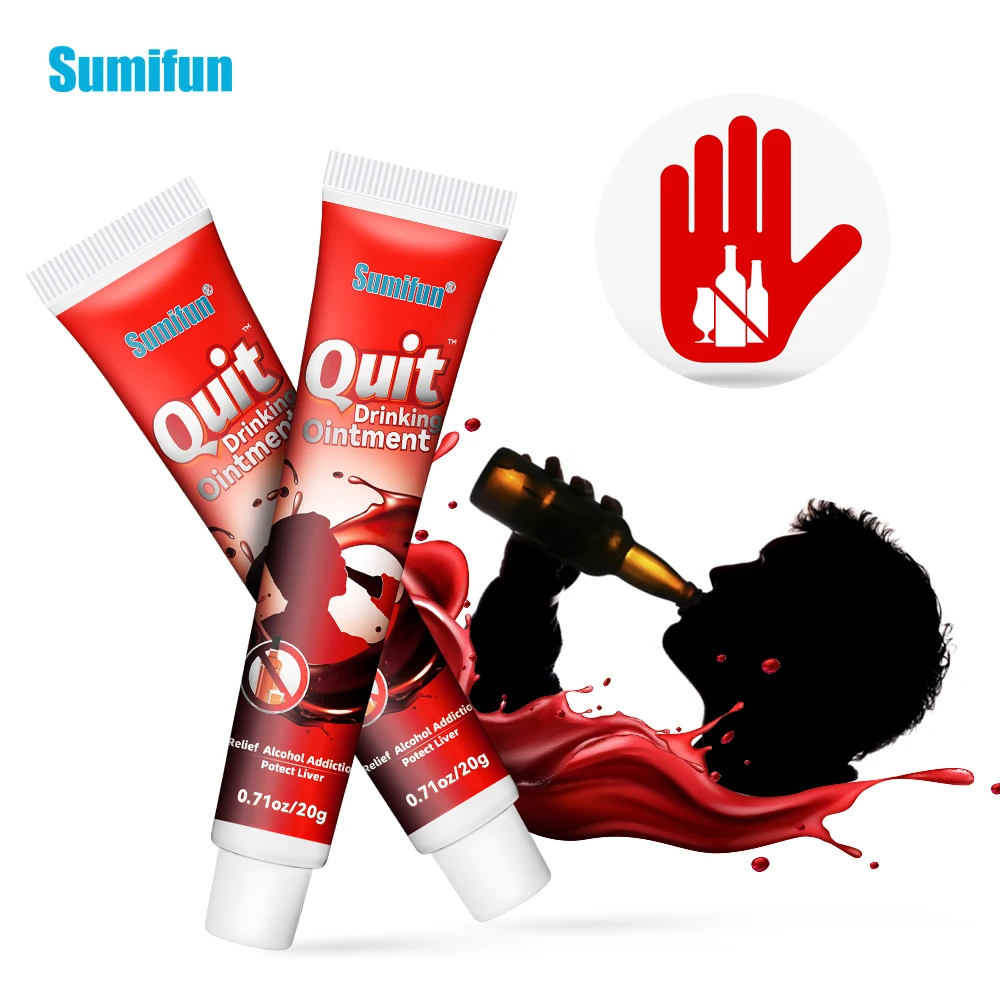 

1Pc Quit Drinking Ointment Treat Alcoholism Hangover Bibulosity Cream Relieve Alcohol Addiction Protect Liver Plaster