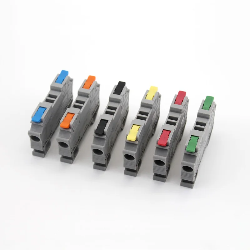 

Direct Insertion Quick Wire Connectors Rail Type Electrical Cable Terminal Block Instead Of UK ST PT Docking Electrician Tools