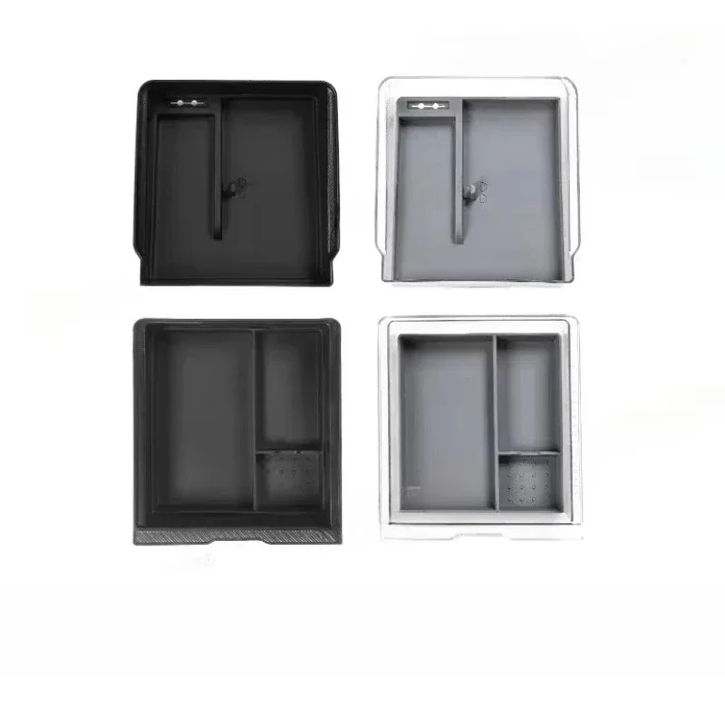 صندوق تخزين التحكم المركزي لـ Tesla Model Y Juniper Model 3 هايلاند 2025 مسند الذراع صندوق تخزين درج منظم اكسسوارات السيارات #6