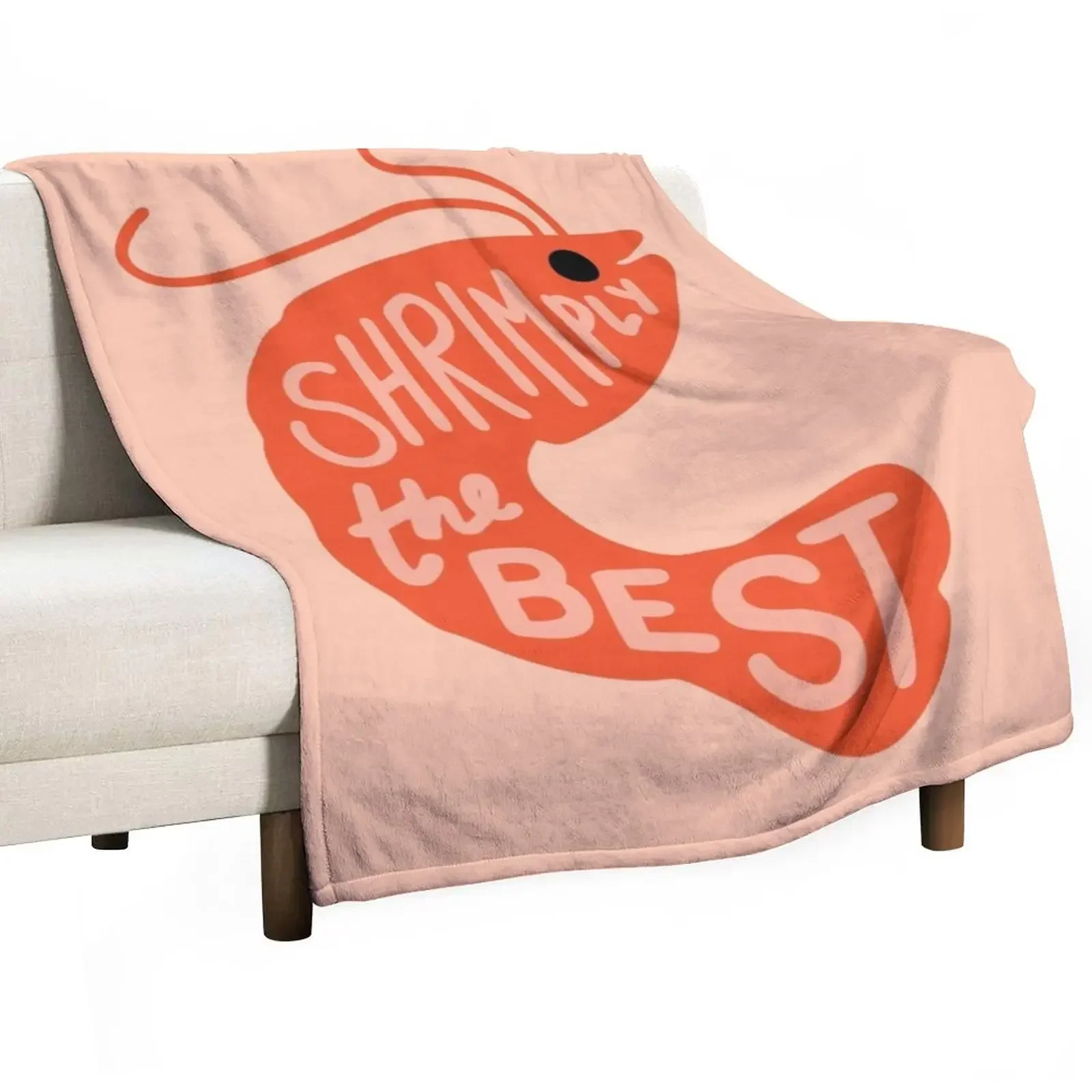 

Shrimply the Best Throw Blanket Baby valentine gift ideas Blankets