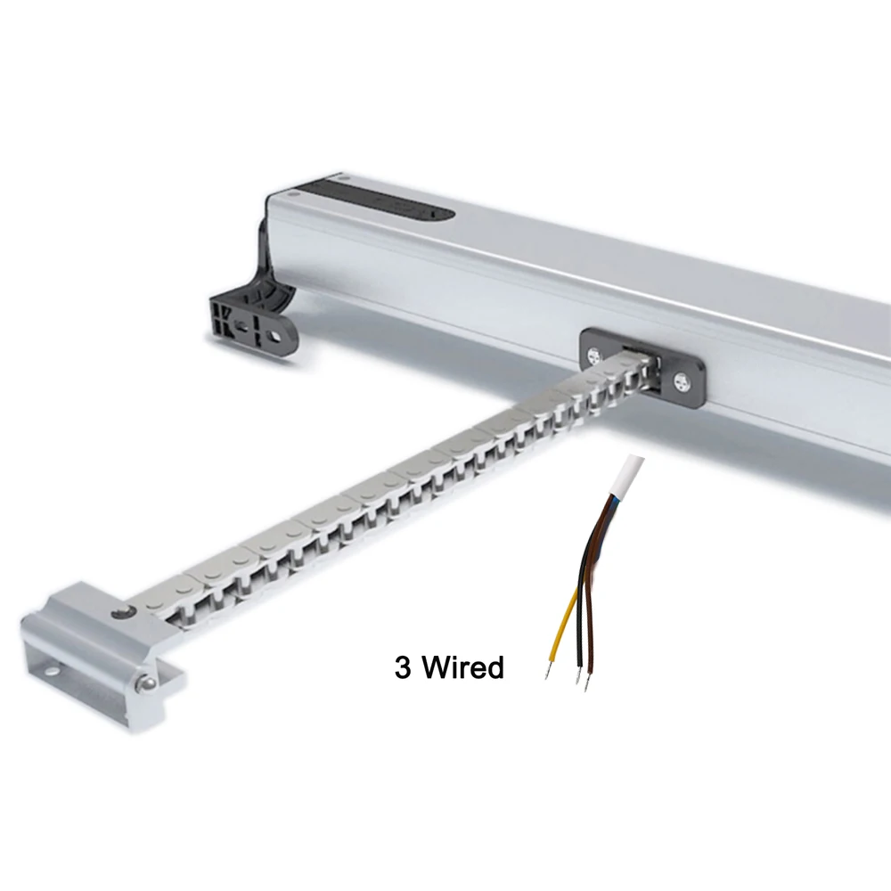 Actuador de Motor de abridor de ventanas de cadena eléctrica automática, interruptor remoto Tuya WIFI, distancia de viaje de Motor integrada opcional