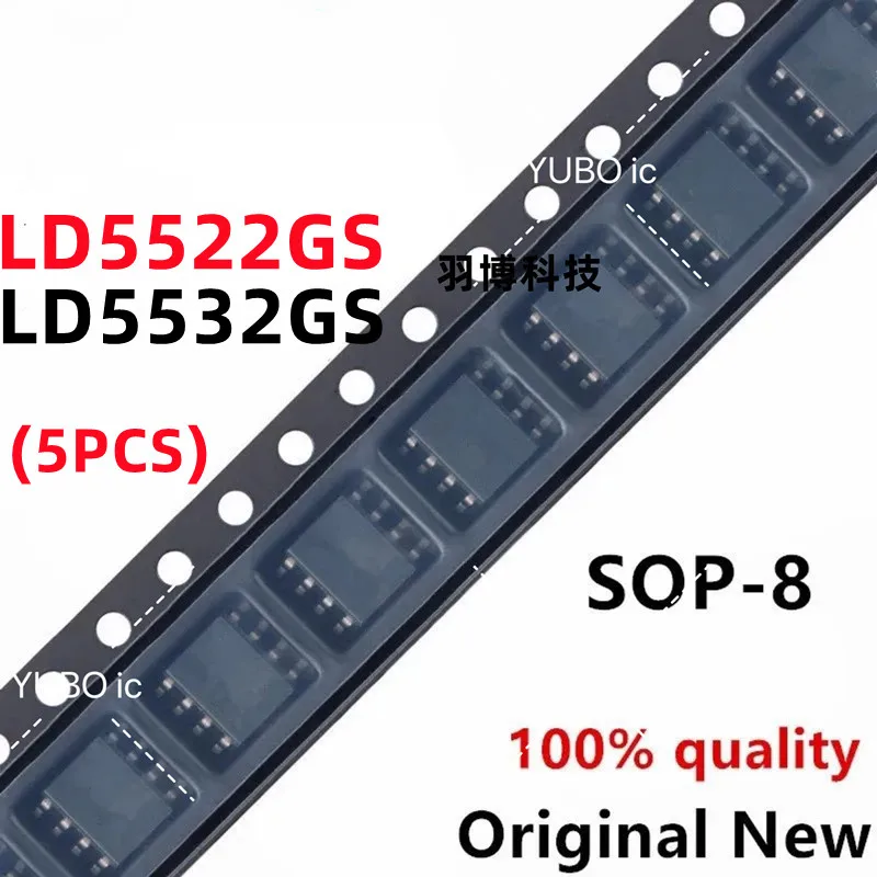 

(5piece) 100% New LD5522GS LD5532GS sop-8 Chipset