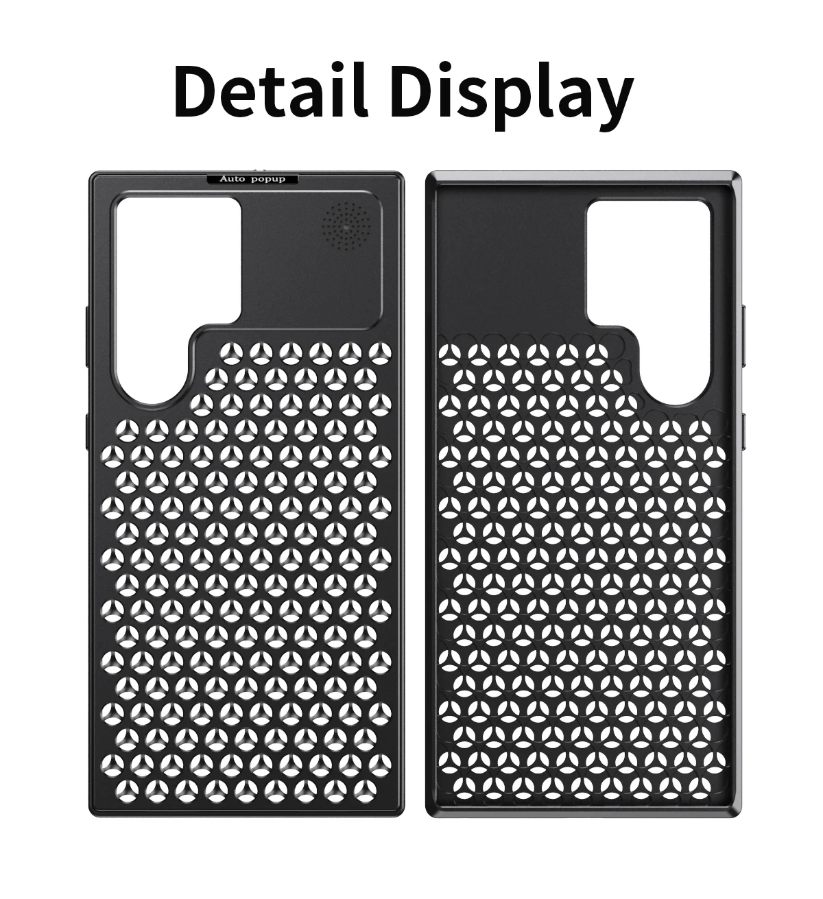 Aluminum alloy Heat Dissipation Phone Case For Samsung Galaxy S23Ultra S22Ultra S24 Ultra Plus Breathable Perfume Phone Cover