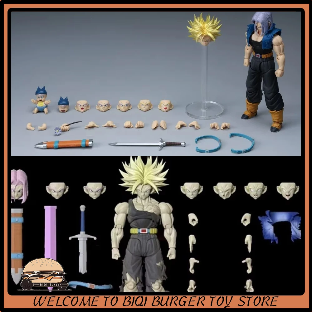 Tonsen Arttoys Dragon Ball Trunks Figure S.H.Figuarts Super Saiyan Torankusu Brinquedos Anime Figure Action Model Toy Kid Gift