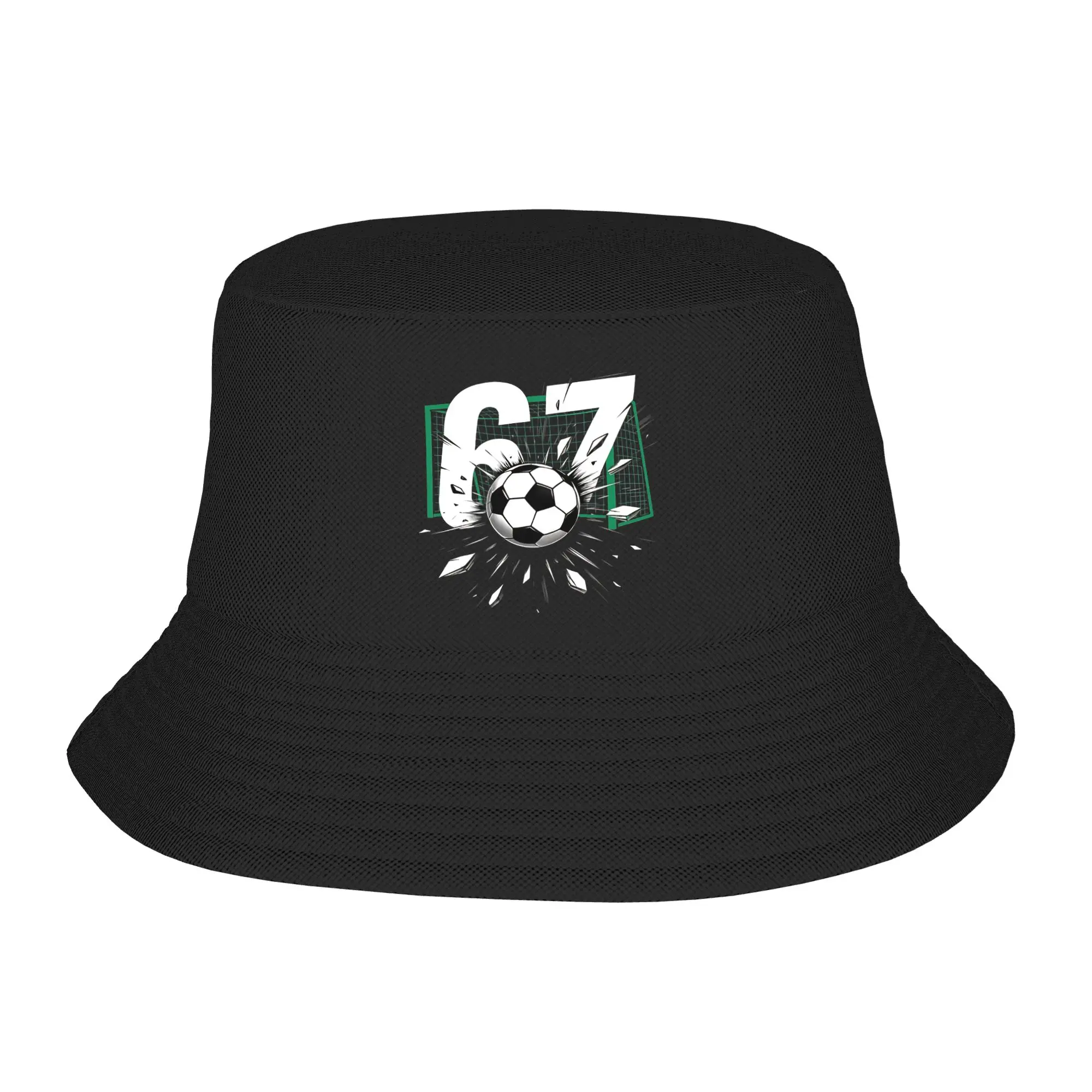 Soccer 67 Six Seven 6 7 Football Funny Meme Bucket Hat Gifts For Girl Cartoon  Vocation Caps For Travel UV Protection