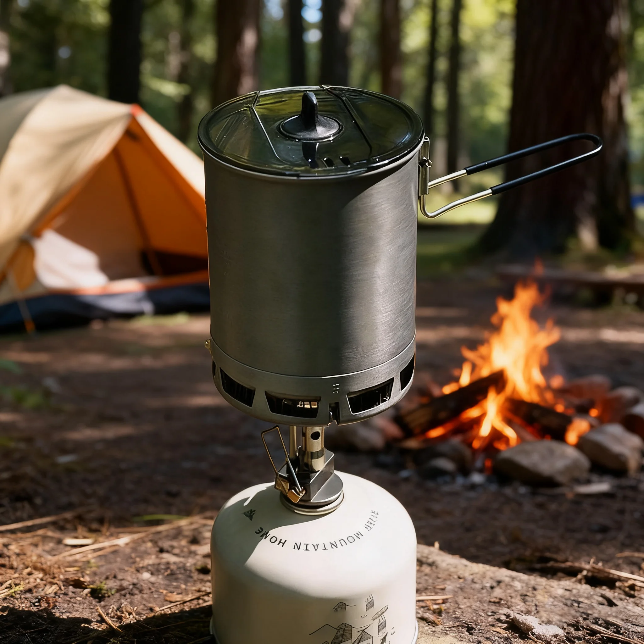 

Heat Exchanger Pot 600ml Ultralight Camping Pots Survive Heat Exchanger Pot Outdoor Cooking Utensils Hiking Travel Portable Pot