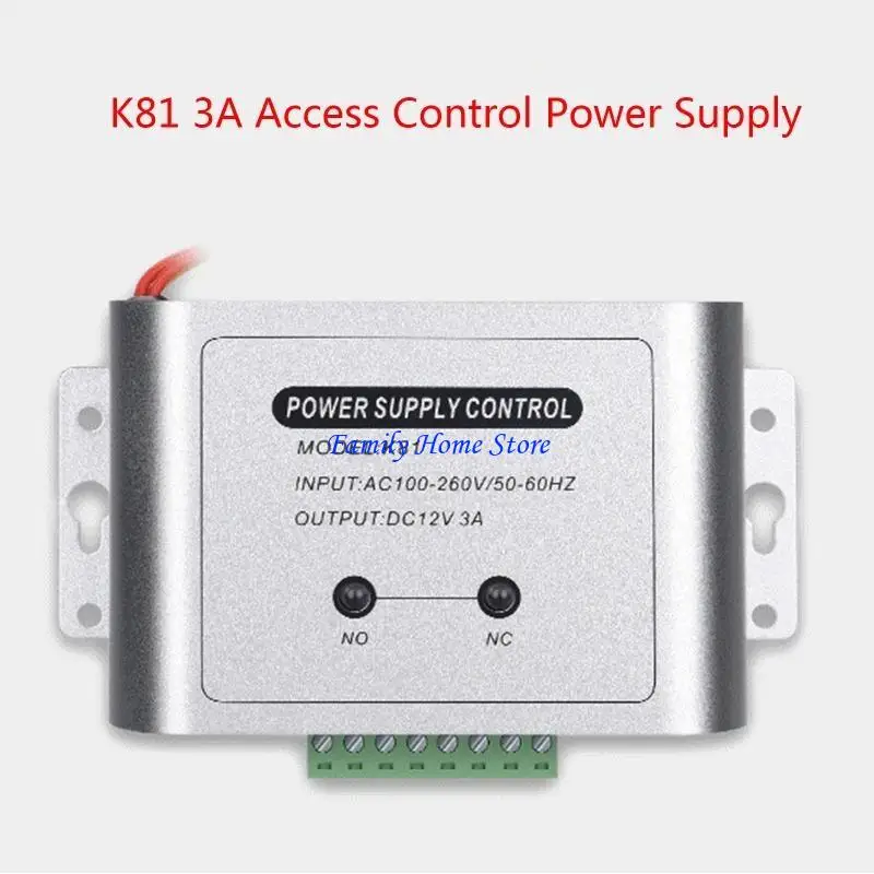 

P0UF Power Supply Control for DC 12V 3A Door Access Controller for Apartment Office Building Intercom Camera Door Access Syst