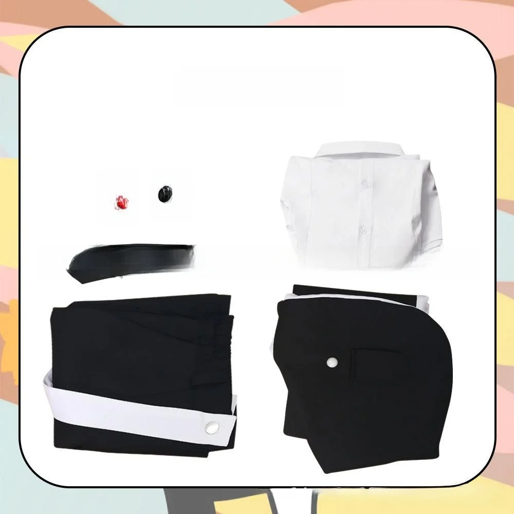 

Черно-белый медведь, аниме, карнавальный костюм на Хэллоуин, гуманизированная одежда, модель Fem, сованая весна 2023.