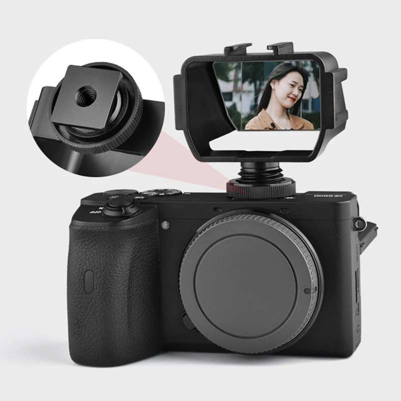 Hot Flip Screen Bracket Periscope Vlog Stand Holder For Sony A6300 A7III FUJIFILM XT3 XT30 Panasonic GX85 Nikon Z6 Z7 Canon