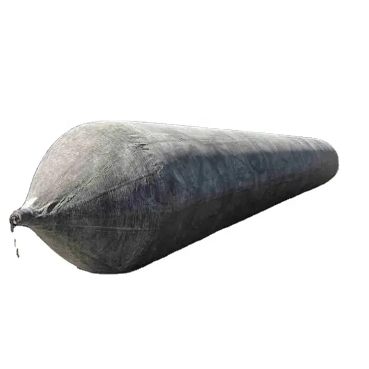 Industrial Grade Ship Rubber Airbag Cylindrical Black ISO Certified Long Life Span for Launching & Beach Landing Marina Dock Use
