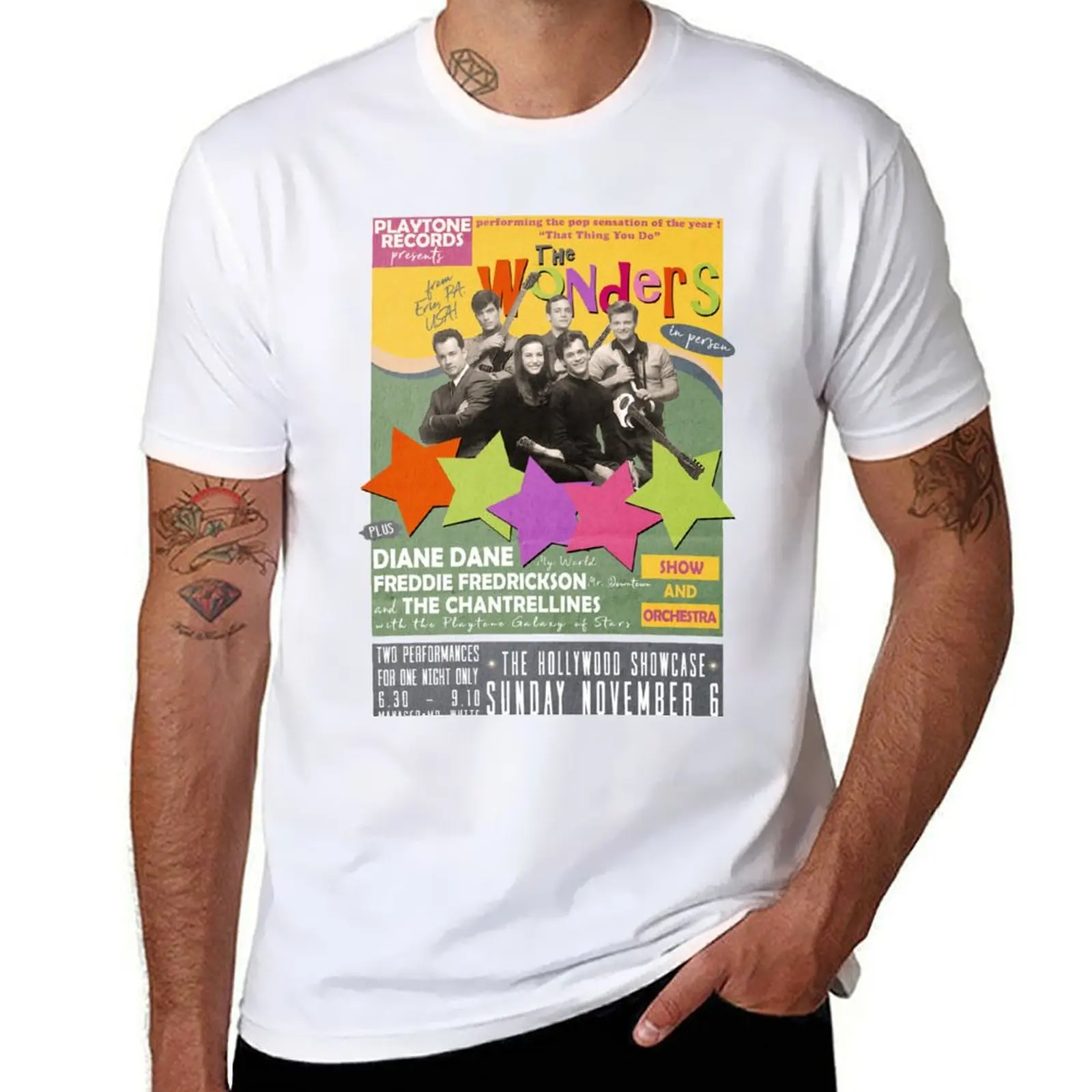 

The Wonders from 'That Thing You Do' T-Shirt animal prinfor boys Funny t-shirts shirts graphic mens clothing