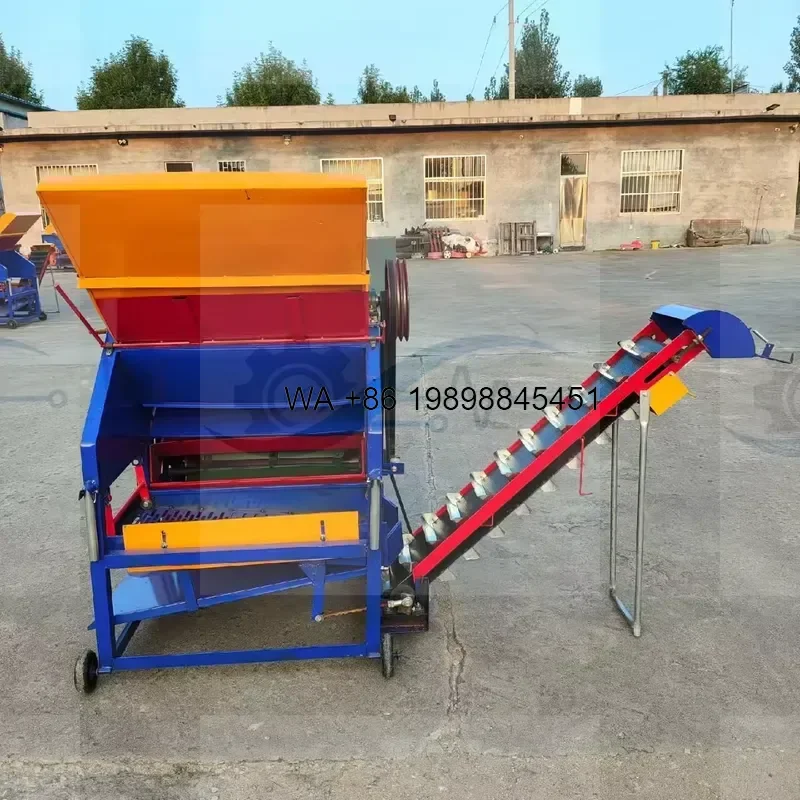 Wmwmnu Mini Peanut Harvester Farm Peanut Harvester Picker Automatic Groundnut Harvester for Agricultural Use