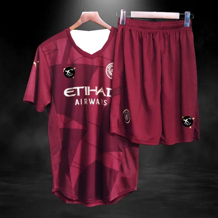 

2025 Summer Trend Fashion Jersey Set Casual Loose Sports Breathable Quick Drying Fast Downhill T-shirt Shorts Adult Set