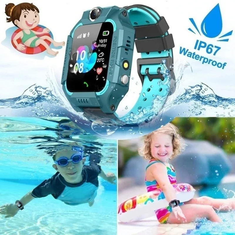 Reloj inteligente impermeable para niños y niñas, dispositivo con tarjeta Sim, llamada de emergencia, cámara de teléfono, Chat de voz, foto, regalo,