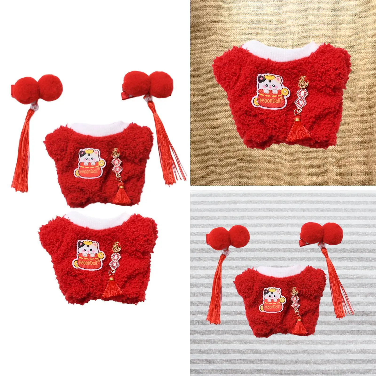Boneca de pelúcia bodysuit moda mini traje acessório diy moda bonecas macacão roupas boneca figura de pelúcia macacão para 6.69''bonecas