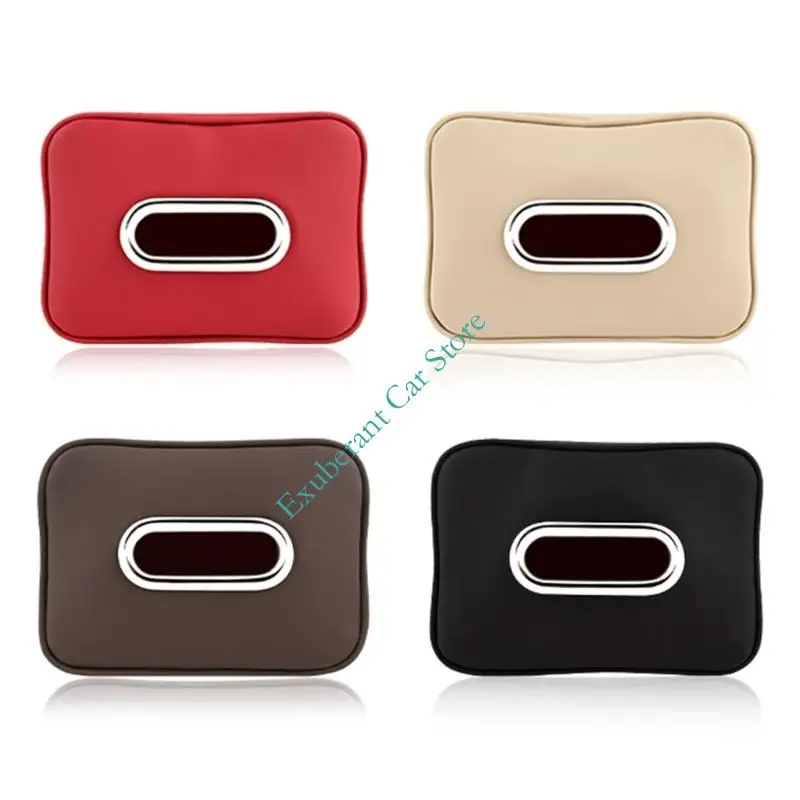 

H3CE Высококачественный кожаный автомобильный диспенсер для салфеток. Гибкий вариант крепления для модернизации передней задних