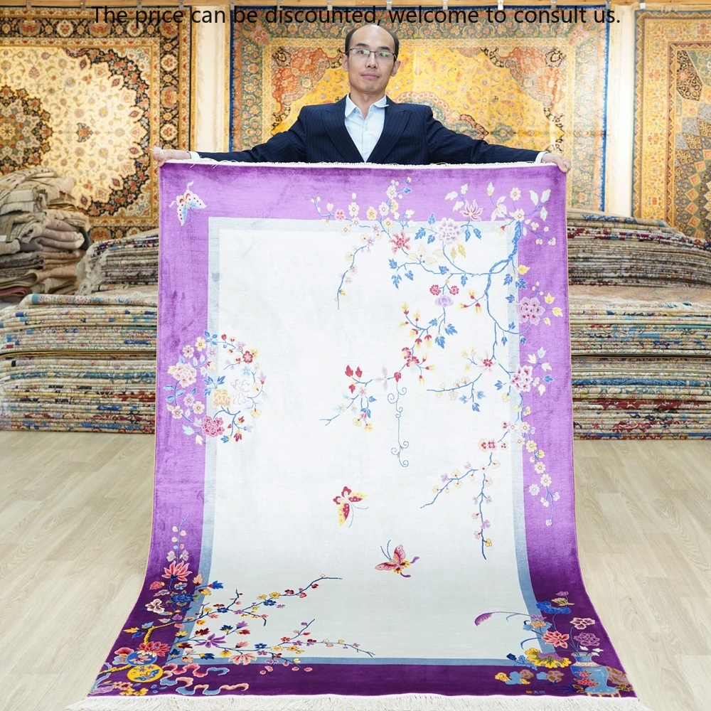 

4x6ft Rugs Dropshipping Handmade Persian Wool Vintage Road Melbourne Indian Turkish Runner Silk Carpet