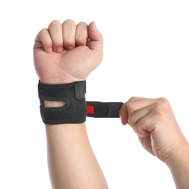 Sports Breathable Wrap Wrist Brace Thin Basketball Wrist Brace Pressurized Weightlifting Fitness Sports Elastic Bandage