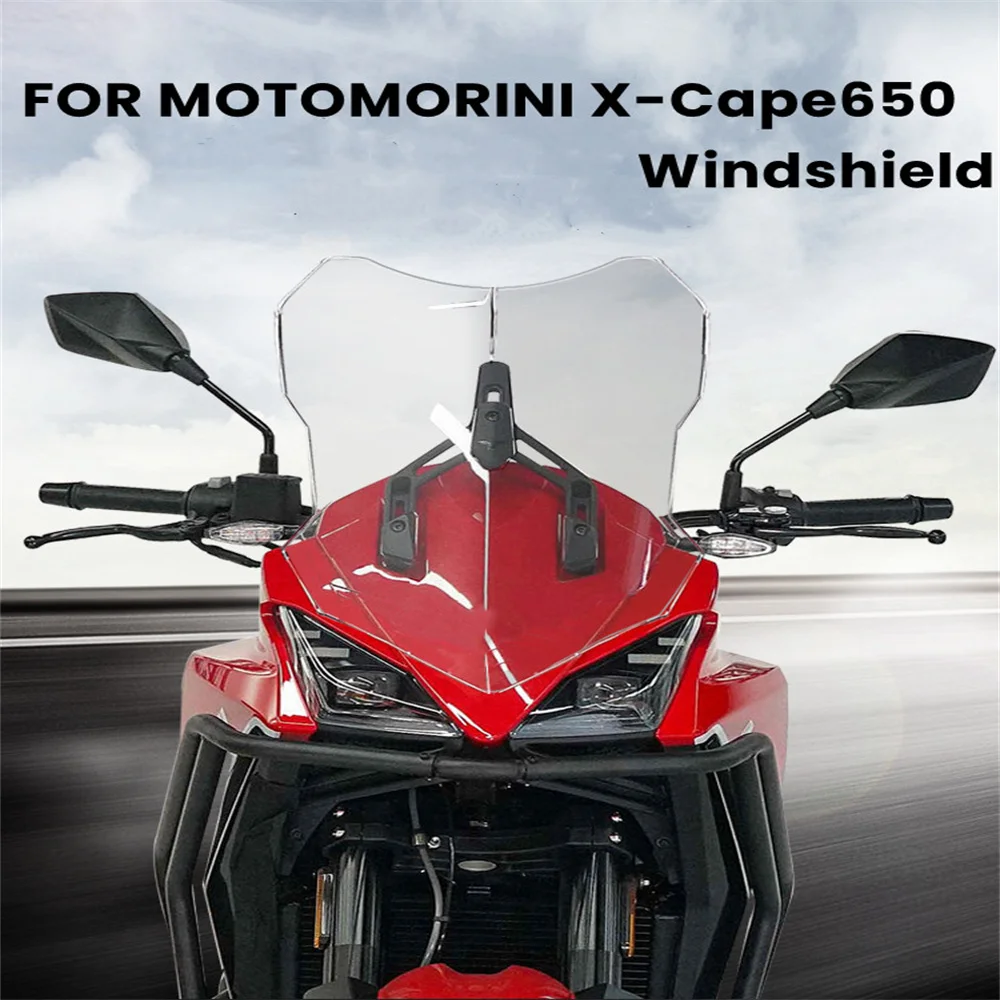 For MOTOMORINI X-CAPE 650  Xcape650 X-Cape650 XCAPE650 modified wind deflector accessories with raised and widened windshields