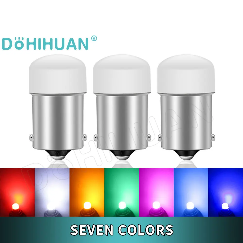 

DOHIHUAN 2PCS 1156 Led Bulb 24V 12V BA15S BAY15D 1157 Strobe Flash P21W P21/5W R5W Brake Reverse Truck Signal Lamp Car Lights