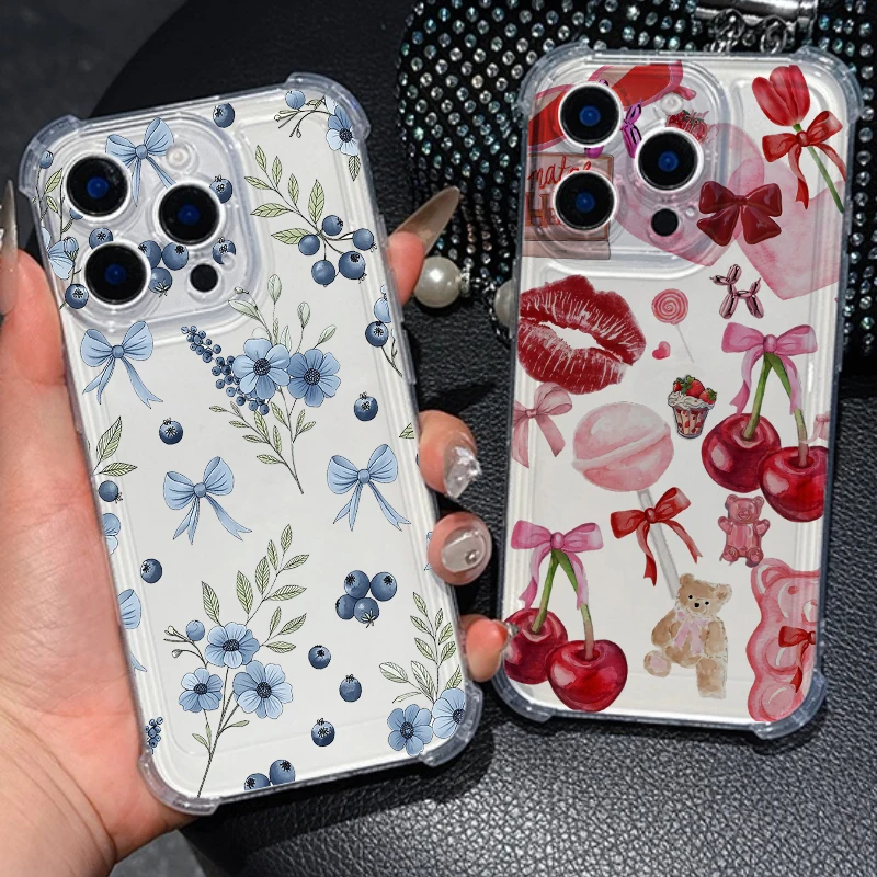 Flower Phone Case For Motorola Edge 50 Fusion 70 60 Pro Neo G06 G72 G60 G56 G24 E15 G86 Power G Stylus 5G 2025 Shockproof Case