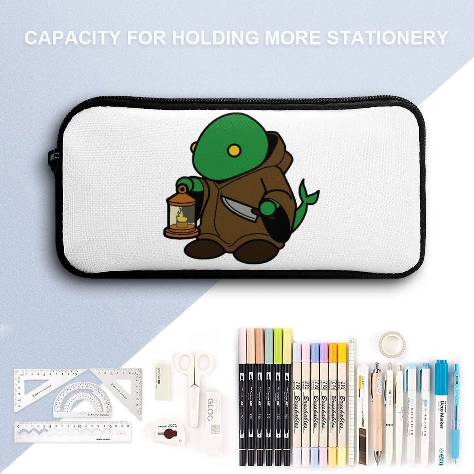 Final Fantasy Tonberryer Durable Cozy Field Pack 3 in 1 Set 17 pollici zaino Lunch Bag Pen Bag attività sportive Graphic Cool