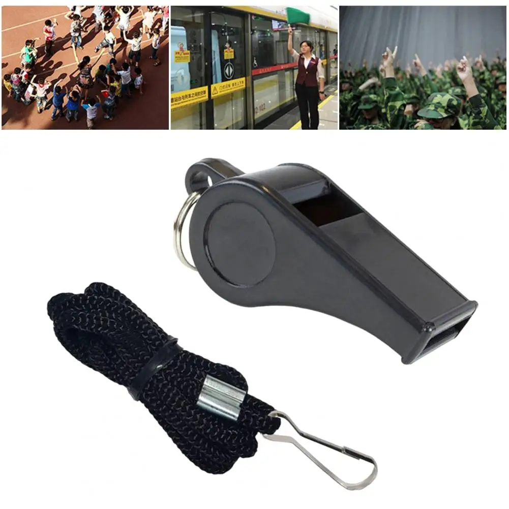 Warning Black Color Children Sports Whistle Cheerleading Tools Sports Good