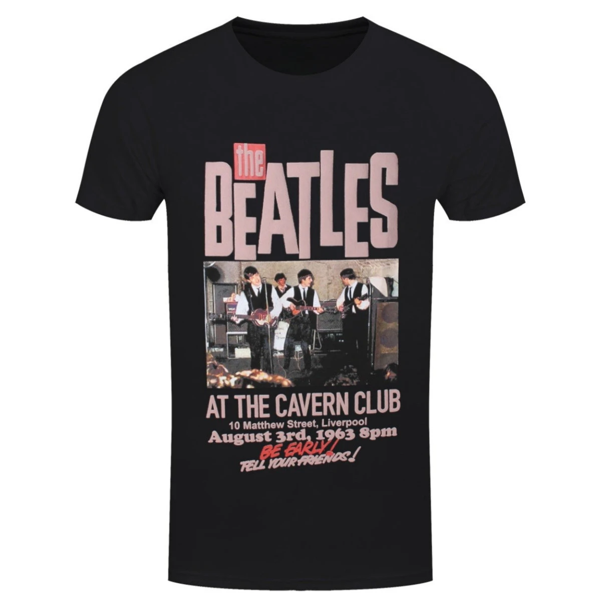 The Beatles Graphic Cotton T-shirt Unisex Summer Short Sleeve Fashion Brand Tee Luxury Casual Vintage Tees