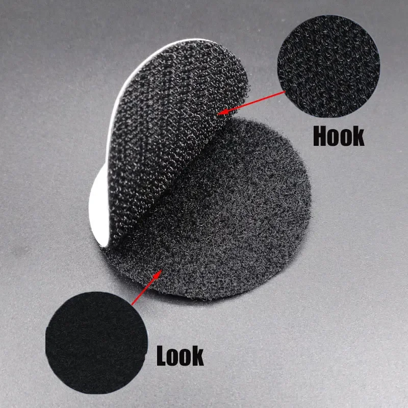5-30Pcs Self Adhesive Hook and Loop Fastener Tape Round Dot 50/60mm Nylon Fixed For Bed Sheet Sofa Mat Carpet Anti Slip Stickers