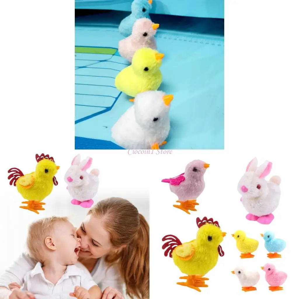 

Y1UB Cartoon Baby Chick Robot Easter Toy Collectible Gift Christmas Gift Decoration