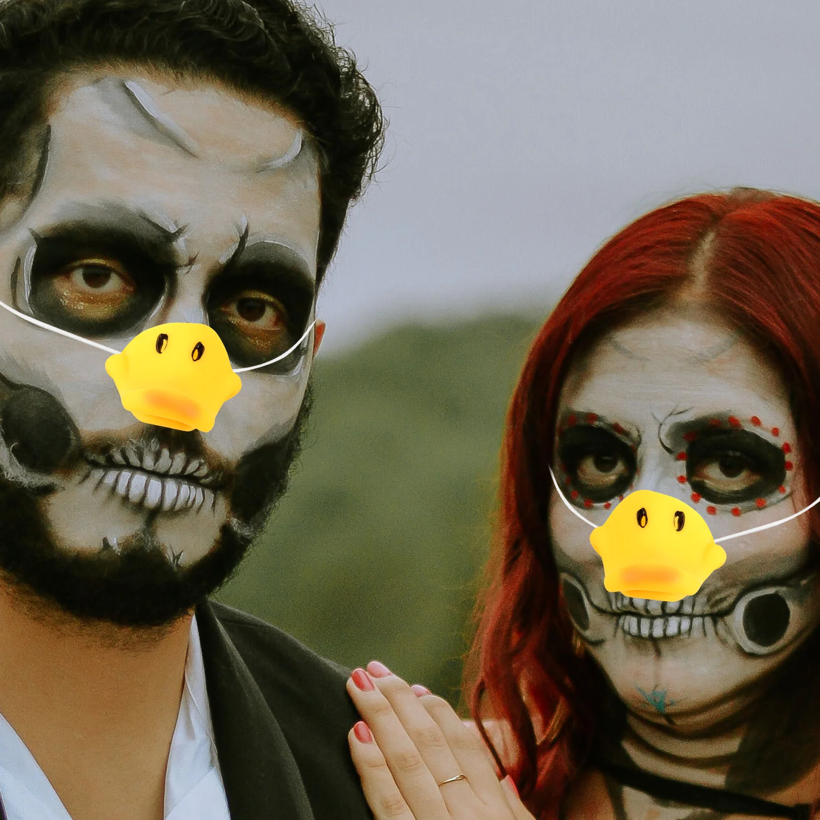 

3Pcs Duck Nose Mask Party Cosplay Props Simulated Duck Nose Lovely Animal Costume Props Masquerade Duck Nose Perform Masks