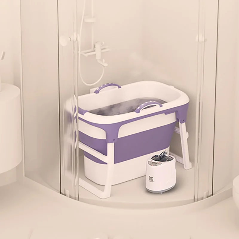 Convenient Household Bathtub Foldable Plastic Household Bucket Personal Backrest Banheira Portatil Adulta Home Furniture CY50YT