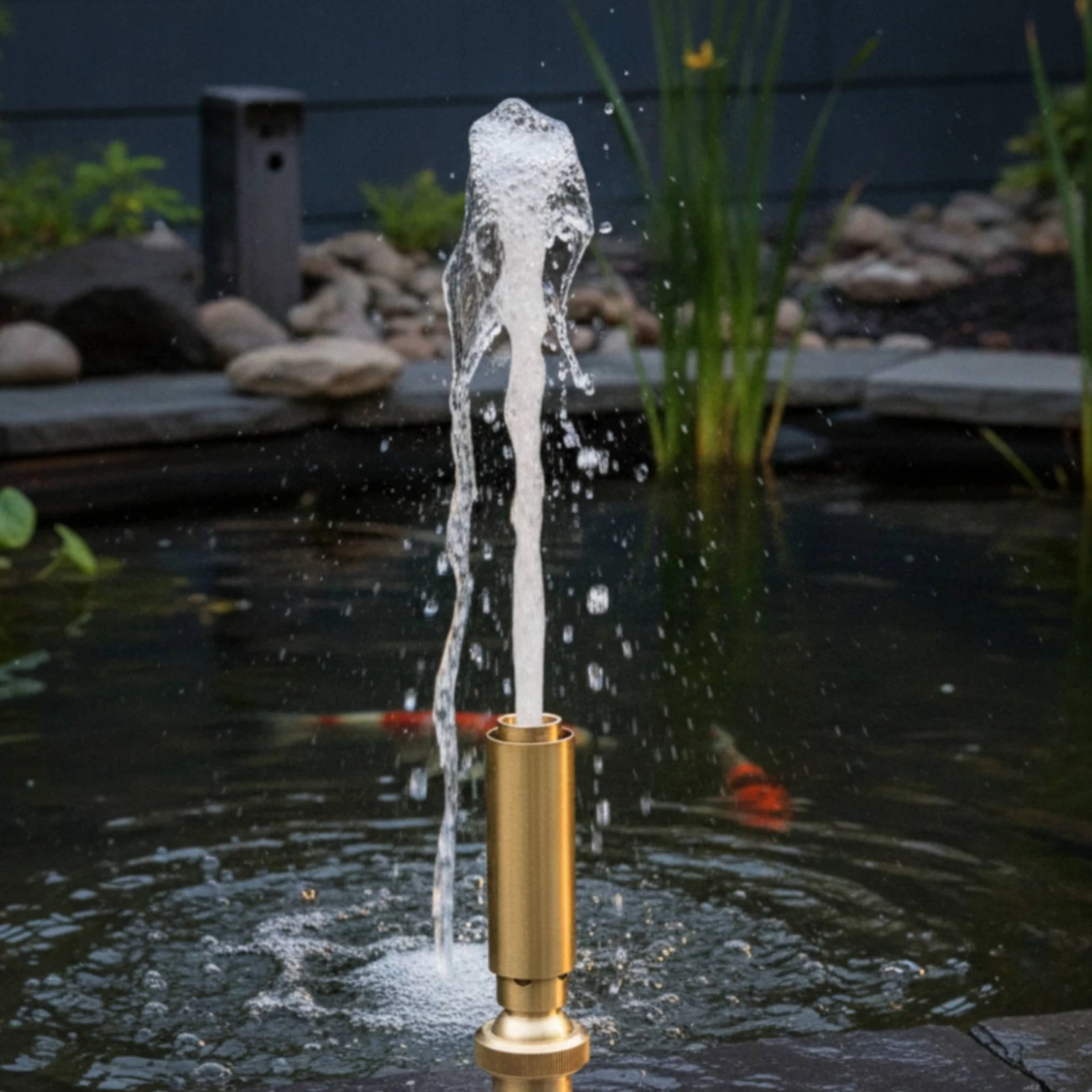Aerating Fountain Nozzle Outdoor Fountain Nozzle with Threaded Connection Sturdy Efficient for Landscapers, Ponds
