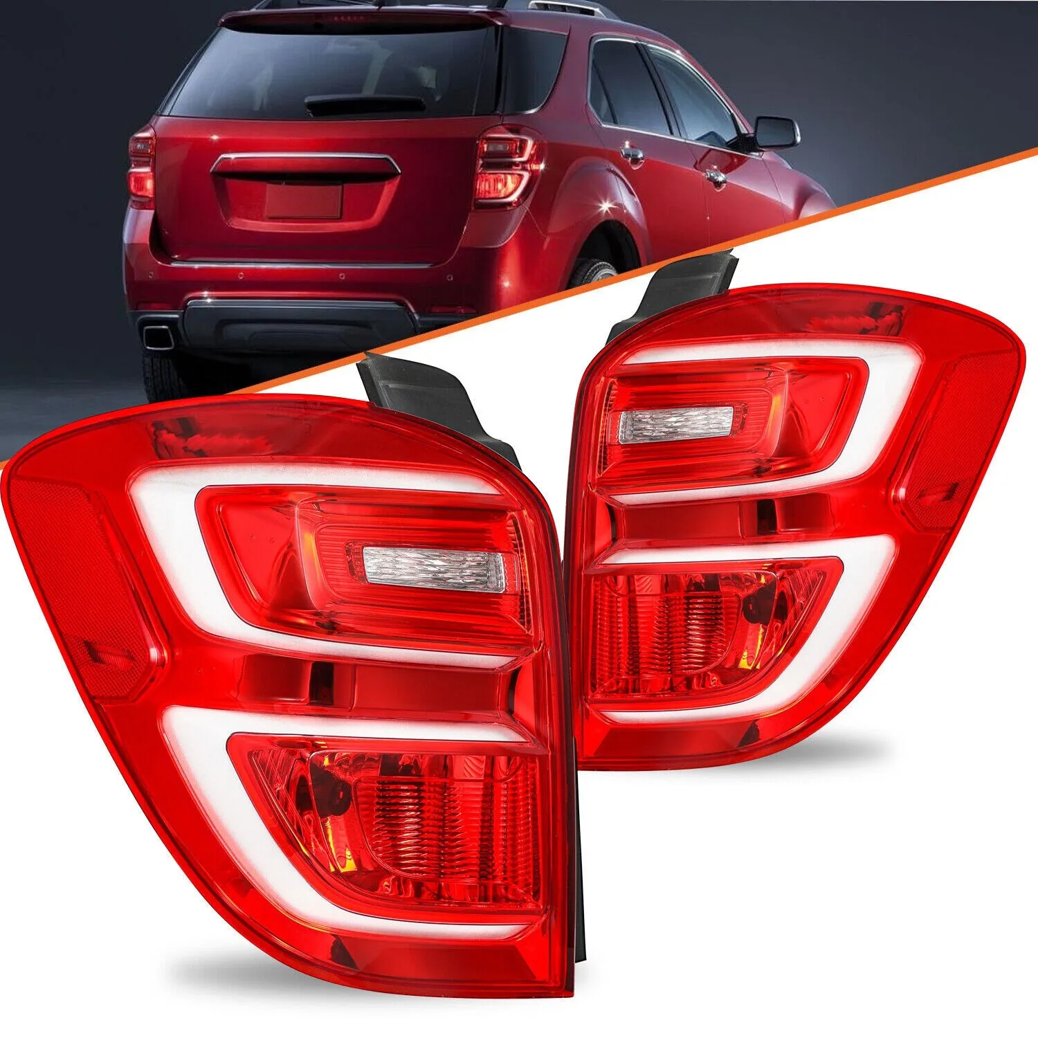 

For 2016-2017 Chevy Equinox Brake Lamp Left+Right Set Tail Light