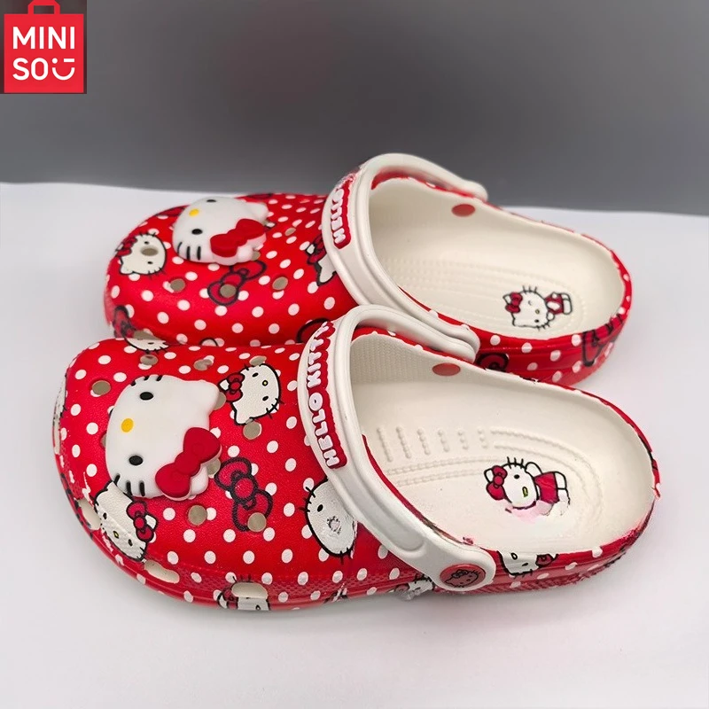 รองเท้าแตะเด็ก ลายการ์ตูน เมโลดี้ ซินนามอโรล เฮลโล คิตตี้ น่ารัก ใส่ในบ้าน พื้นหนา กันลื่น สำหรับใส่ในบ้าน